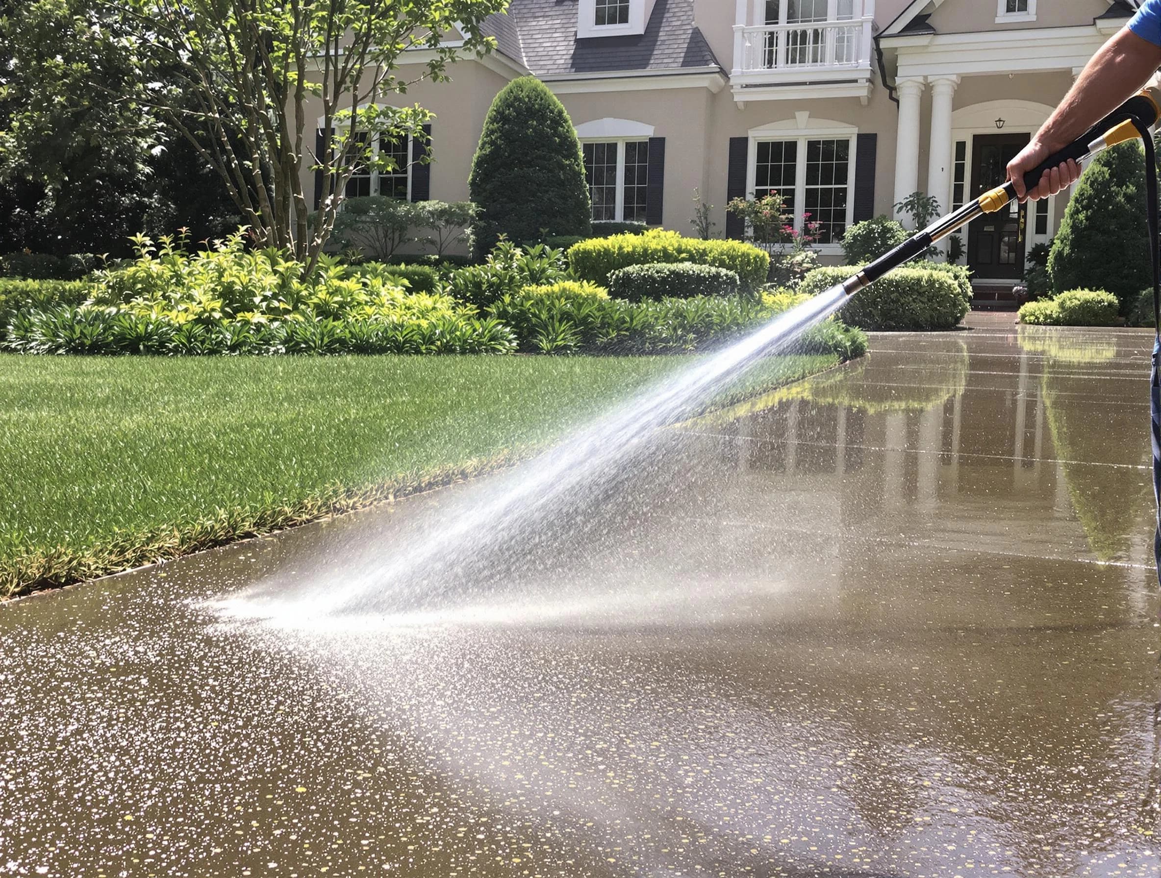 Stow Power Washing professional delivering pressure washing service in Stow